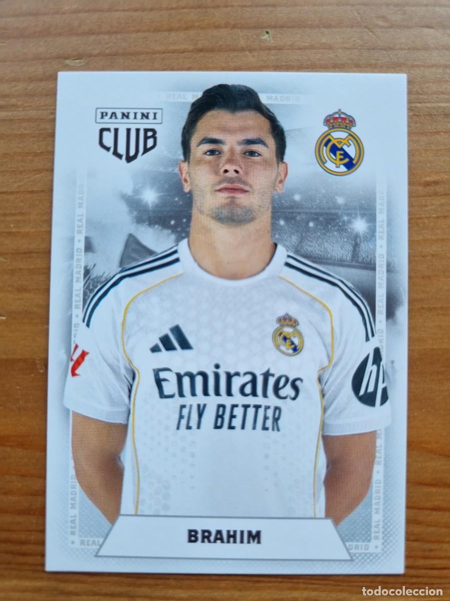 Cromos de f&uacute;tbol: 24 BRAHIM D&iacute;az. Panini Club Real Madrid 2025 2026 25 26. NUEVO