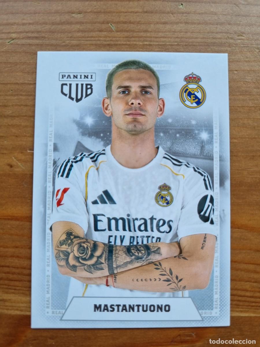 Cromos de f&uacute;tbol: 25 Franco MASTANTUONO. Panini Club Real Madrid 2025 2026 25 26. NUEVO