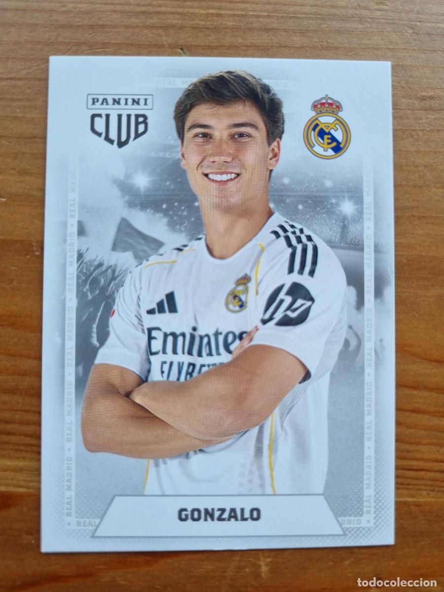 Cromos de f&uacute;tbol: 27 GONZALO Garc&iacute;a. Panini Club Real Madrid 2025 2026 25 26. NUEVO