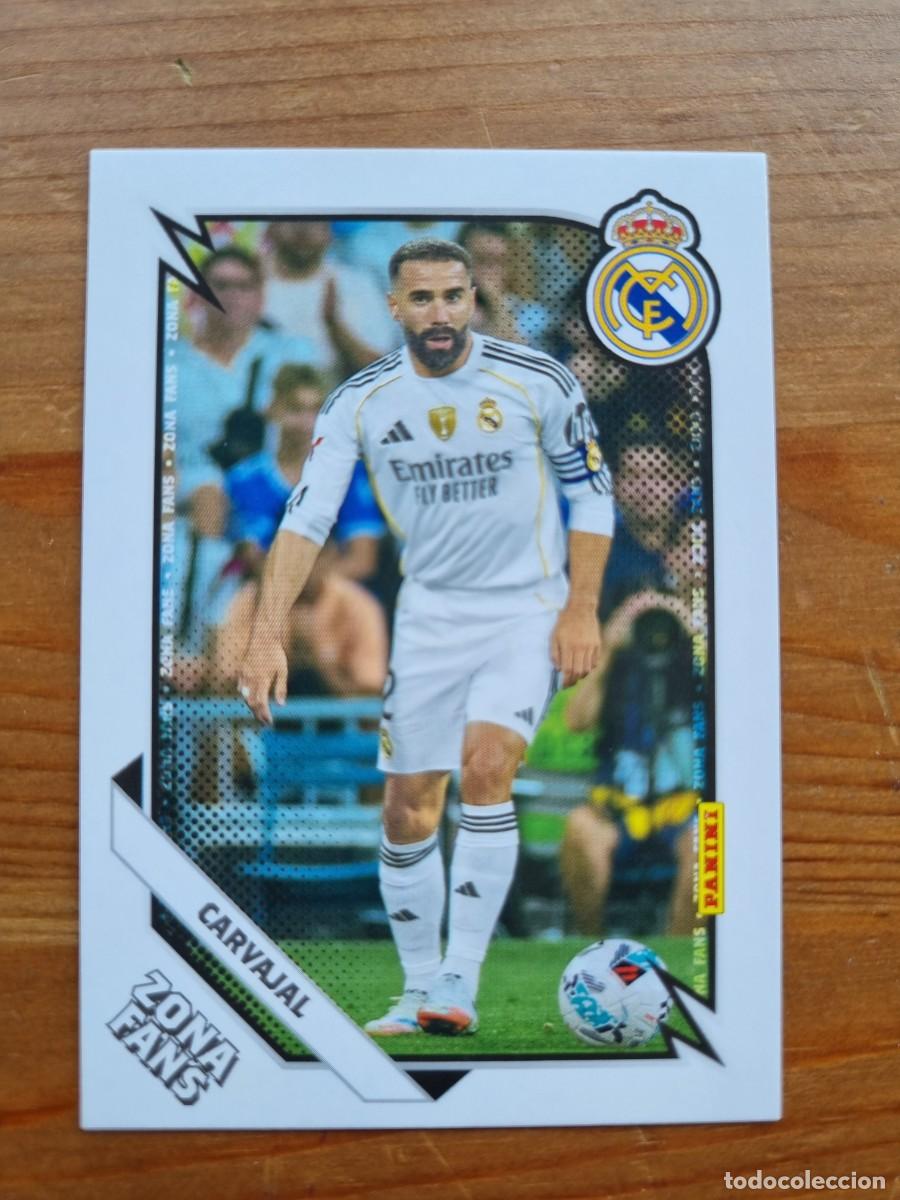 Cromos de f&uacute;tbol: 31 Dani CARVAJAL (Zona Fans). Panini Club Real Madrid 2025 2026 25 26. NUEVO