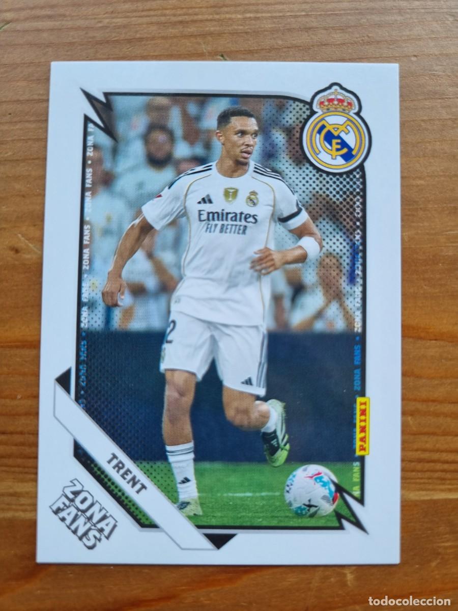 Cromos de f&uacute;tbol: 32 TRENT Alexander-Arnold (Zona Fans). Panini Club Real Madrid 2025 2026 25 26. NUEVO
