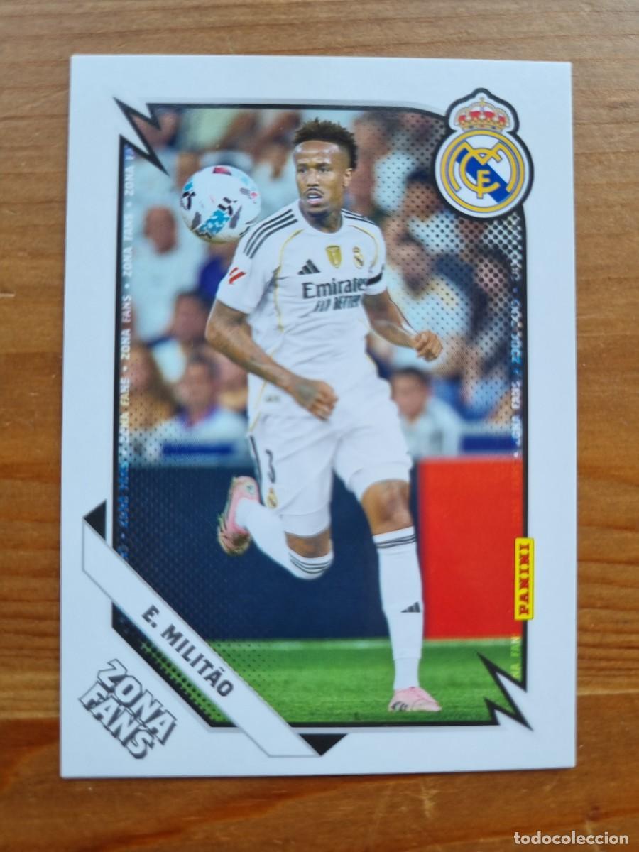 Cromos de f&uacute;tbol: 33 Eder MILITAO (Zona Fans). Panini Club Real Madrid 2025 2026 25 26. NUEVO