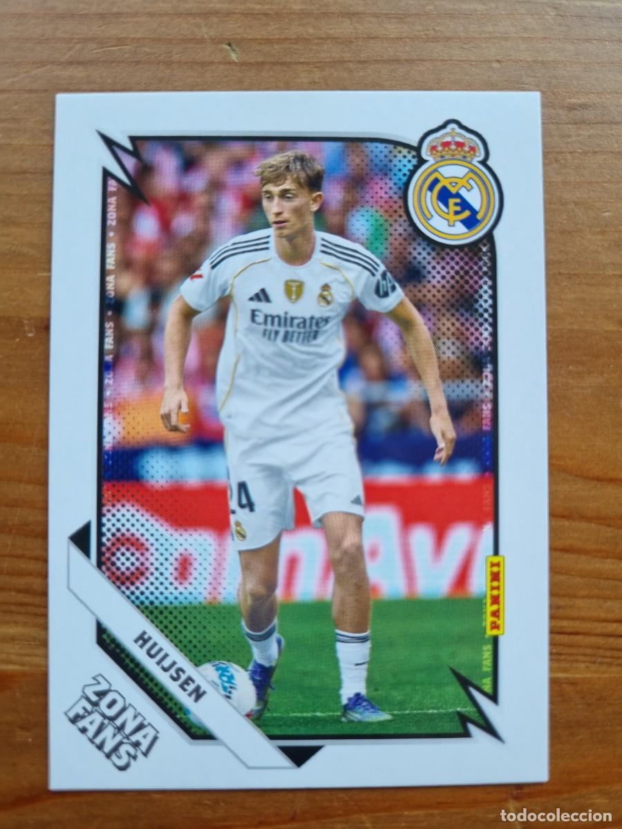 Cromos de f&uacute;tbol: 34 Dean HUIJSEN (Zona Fans). Panini Club Real Madrid 2025 2026 25 26. NUEVO