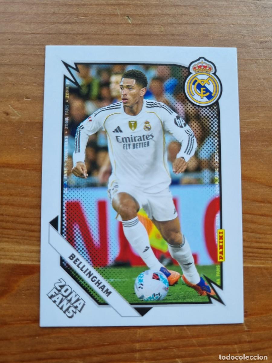 Cromos de f&uacute;tbol: 38 Jude BELLINGHAM (Zona Fans). Panini Club Real Madrid 2025 2026 25 26. NUEVO