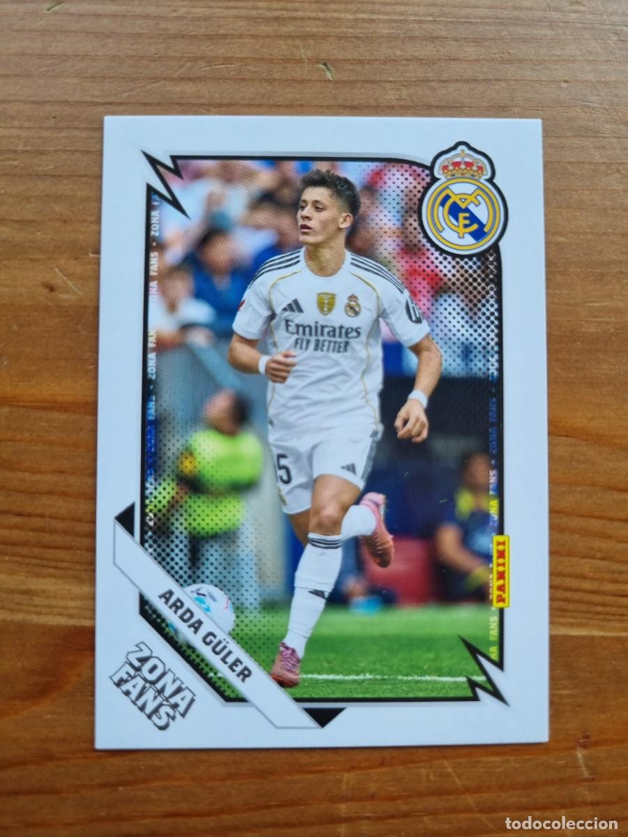 Cromos de f&uacute;tbol: 39 Arda G&Uacute;LER (Zona Fans). Panini Club Real Madrid 2025 2026 25 26. NUEVO