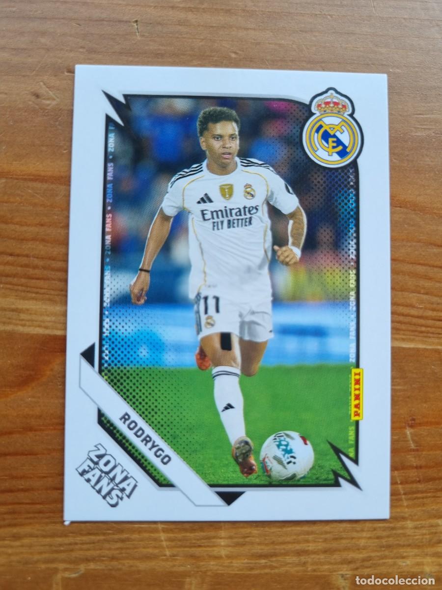 Cromos de f&uacute;tbol: 43 RODRYGO (Zona Fans). Panini Club Real Madrid 2025 2026 25 26. NUEVO