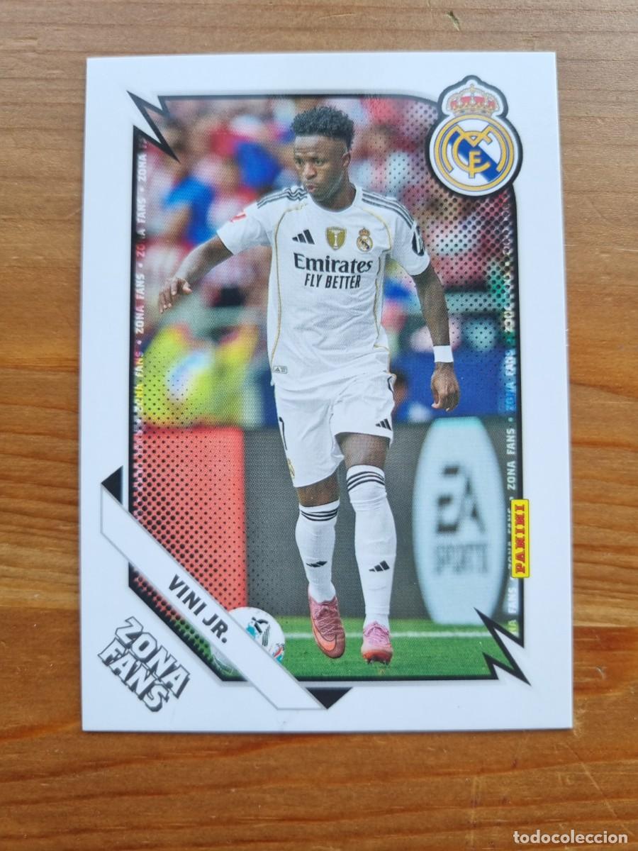 Cromos de f&uacute;tbol: 44 VINI JR. (Zona Fans) VINICIUS. Panini Club Real Madrid 2025 2026 25 26. NUEVO