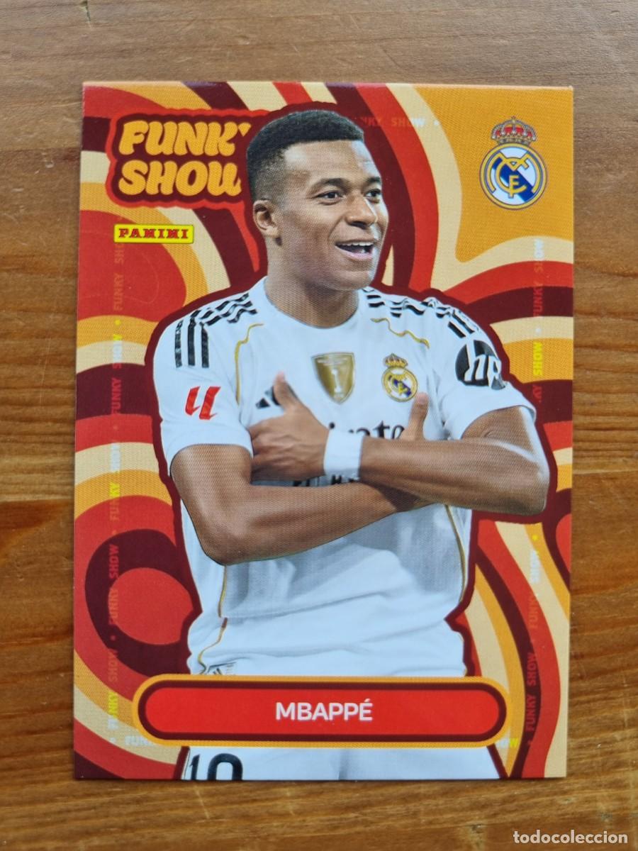Cromos de f&uacute;tbol: 52 Kylian MBAPP&Eacute; (Funky Show). Panini Club Real Madrid 2025 2026 25 26. NUEVO