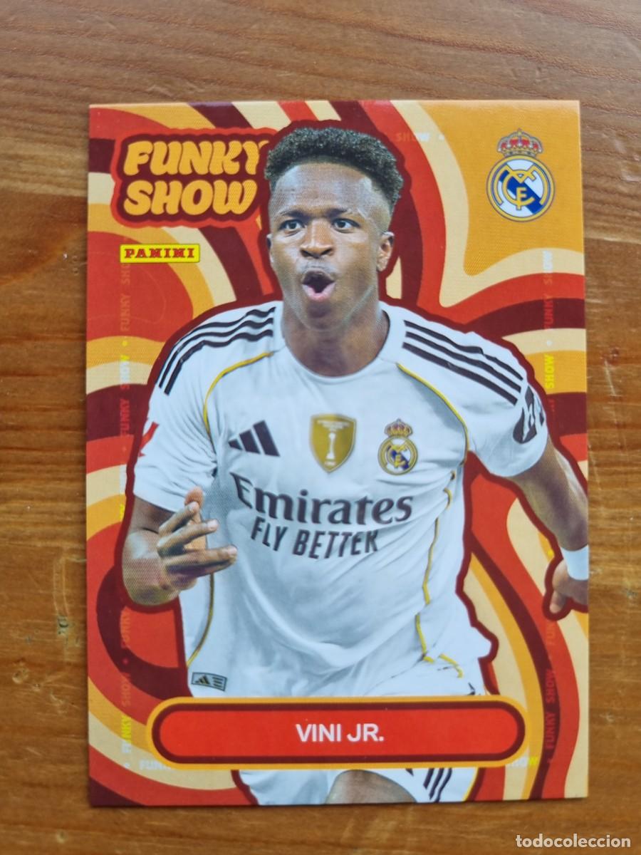 Cromos de f&uacute;tbol: 54 VINI JR. (Funky Show) VINICIUS. Panini Club Real Madrid 2025 2026 25 26. NUEVO