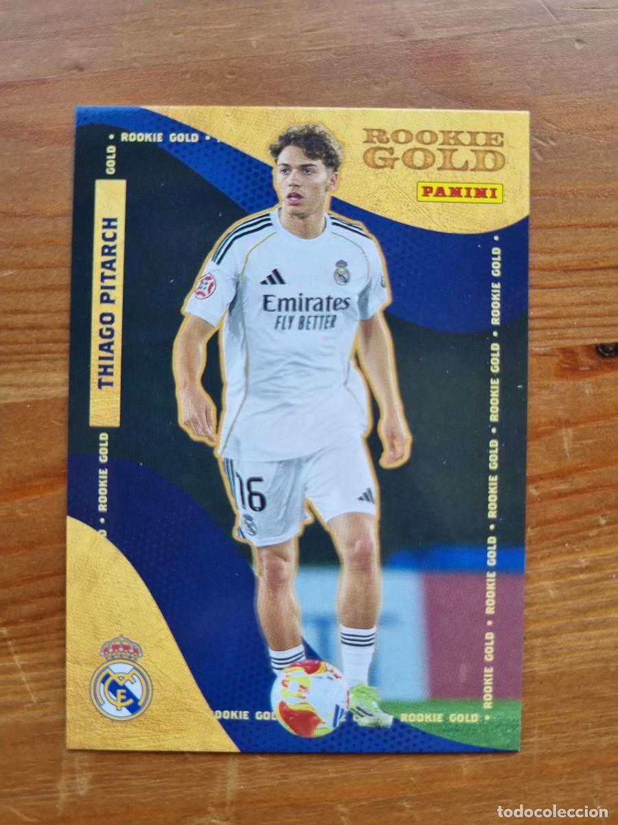 Cromos de f&uacute;tbol: 59 THIAGO PITARCH (Rookie Gold). Panini Club Real Madrid 2025 2026 25 26. NUEVO
