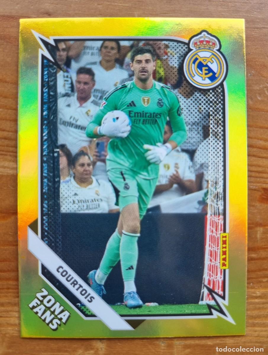 Cromos de f&uacute;tbol: KO 30 Thibaut COURTOIS (Zona Fans) KROMIX. Panini Club Real Madrid 2025 2026 25 26. NUEVO