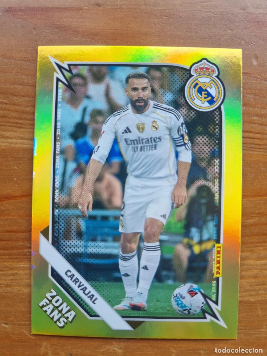 Cromos de f&uacute;tbol: KO 31 Dani CARVAJAL (Zona Fans) KROMIX. Panini Club Real Madrid 2025 2026 25 26. NUEVO