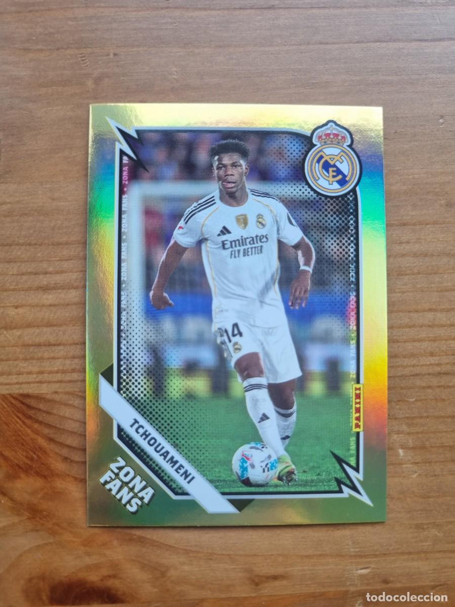 Cromos de f&uacute;tbol: KO 36 Aurelien TCHOUAMENI (Zona Fans) KROMIX. Panini Club Real Madrid 2025 2026 25 26. NUEVO