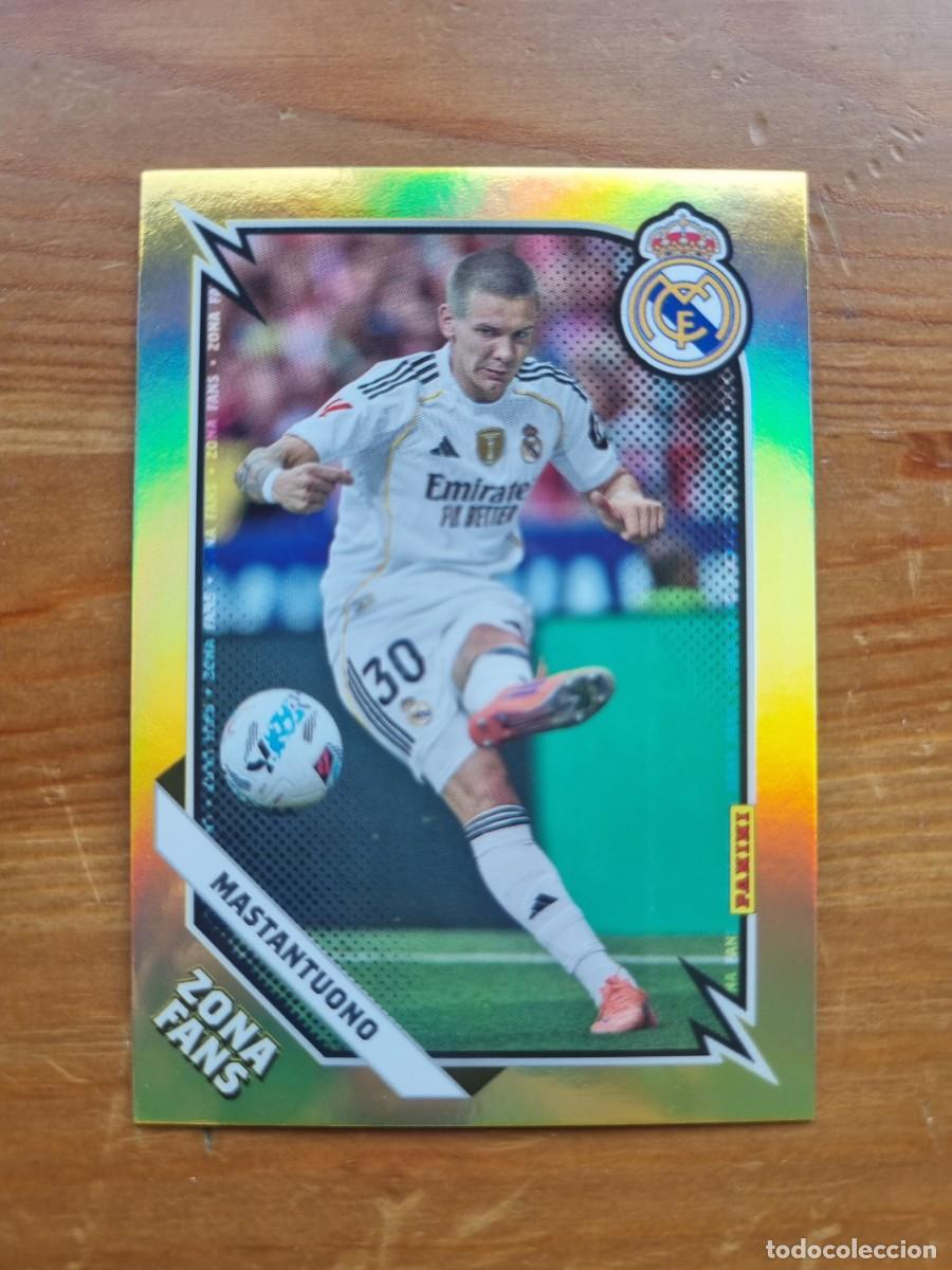 Cromos de f&uacute;tbol: KO 40 Franco MASTANTUONO (Zona Fans) KROMIX. Panini Club Real Madrid 2025 2026 25 26. NUEVO