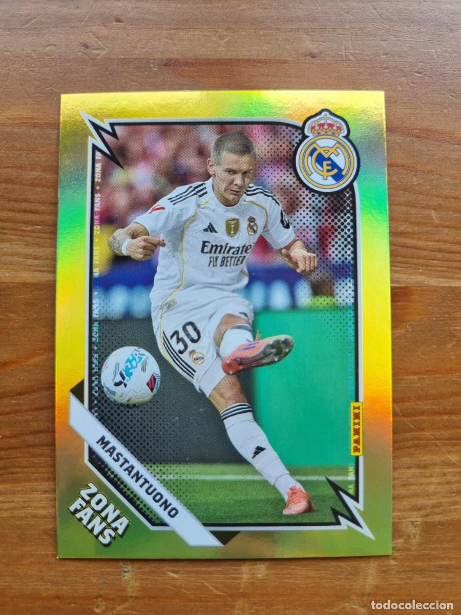Cromos de f&uacute;tbol: KO 40 Franco MASTANTUONO (Zona Fans) KROMIX. Panini Club Real Madrid 2025 2026 25 26. NUEVO