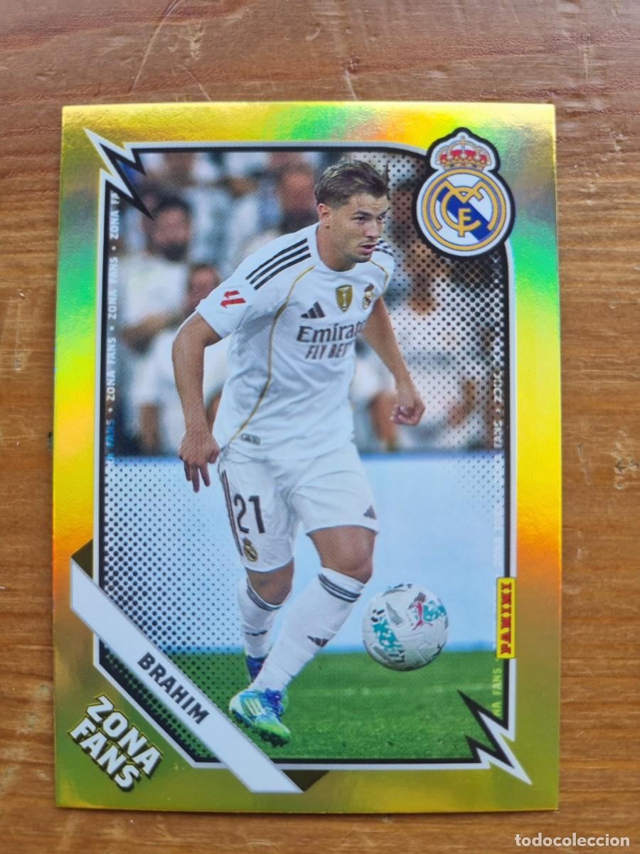 Cromos de f&uacute;tbol: KO 41 BRAHIM D&iacute;az (Zona Fans) KROMIX. Panini Club Real Madrid 2025 2026 25 26. NUEVO