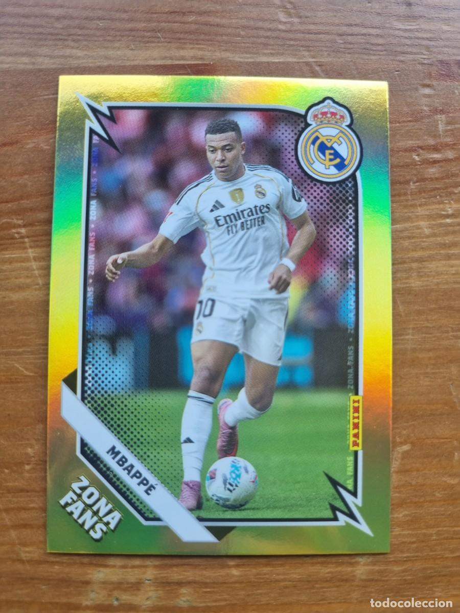 Cromos de f&uacute;tbol: KO 42 Kylian MBAPP&Eacute; (Zona Fans) KROMIX. Panini Club Real Madrid 2025 2026 25 26. NUEVO