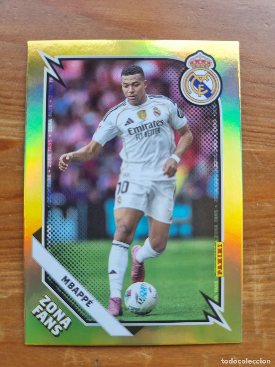 Cromos de f&uacute;tbol: KO 42 Kylian MBAPP&Eacute; (Zona Fans) KROMIX. Panini Club Real Madrid 2025 2026 25 26. NUEVO