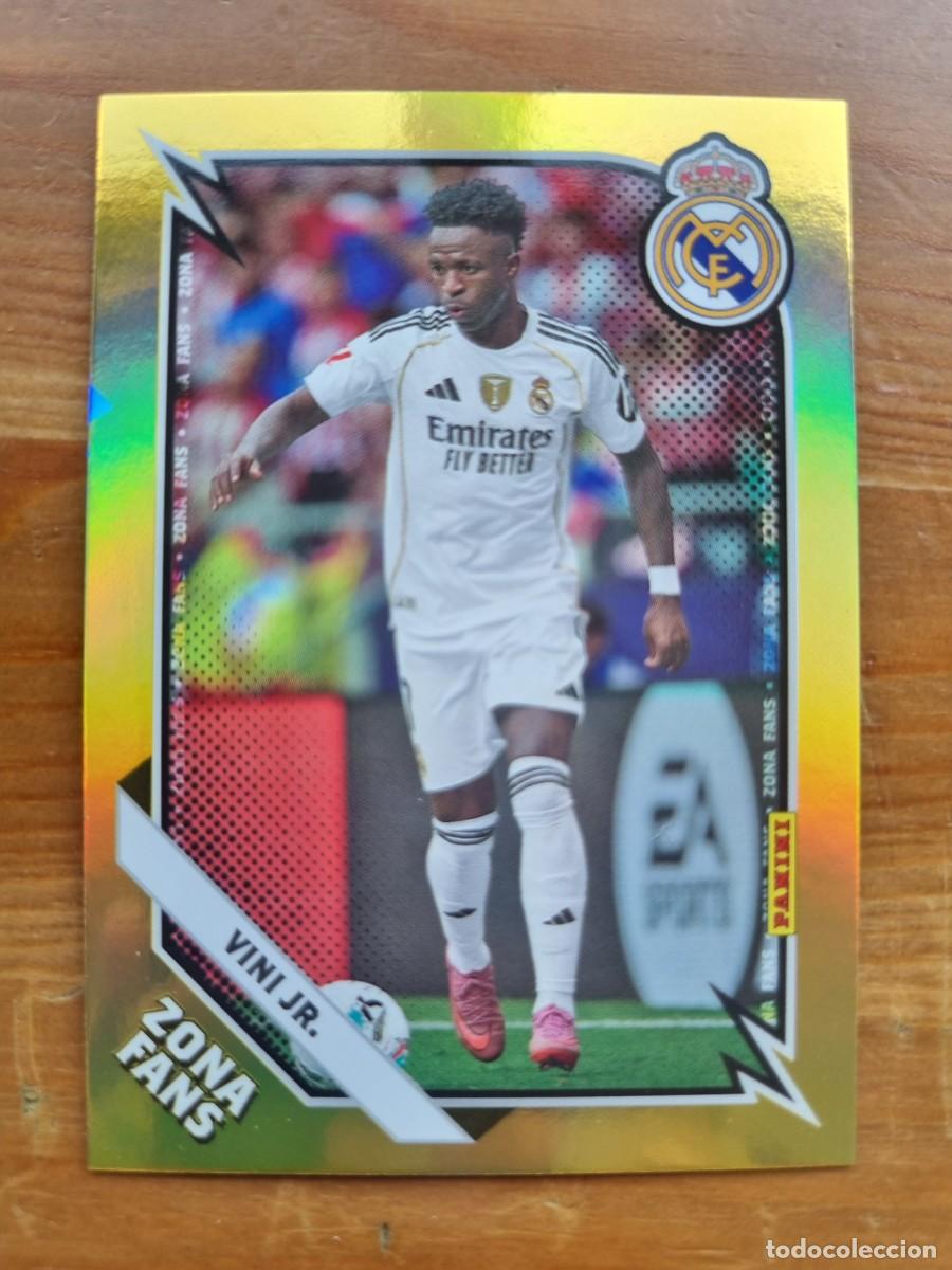 Cromos de f&uacute;tbol: KO 44 VINI JR. (Zona Fans) KROMIX. Panini Club Real Madrid 2025 2026 25 26. NUEVO