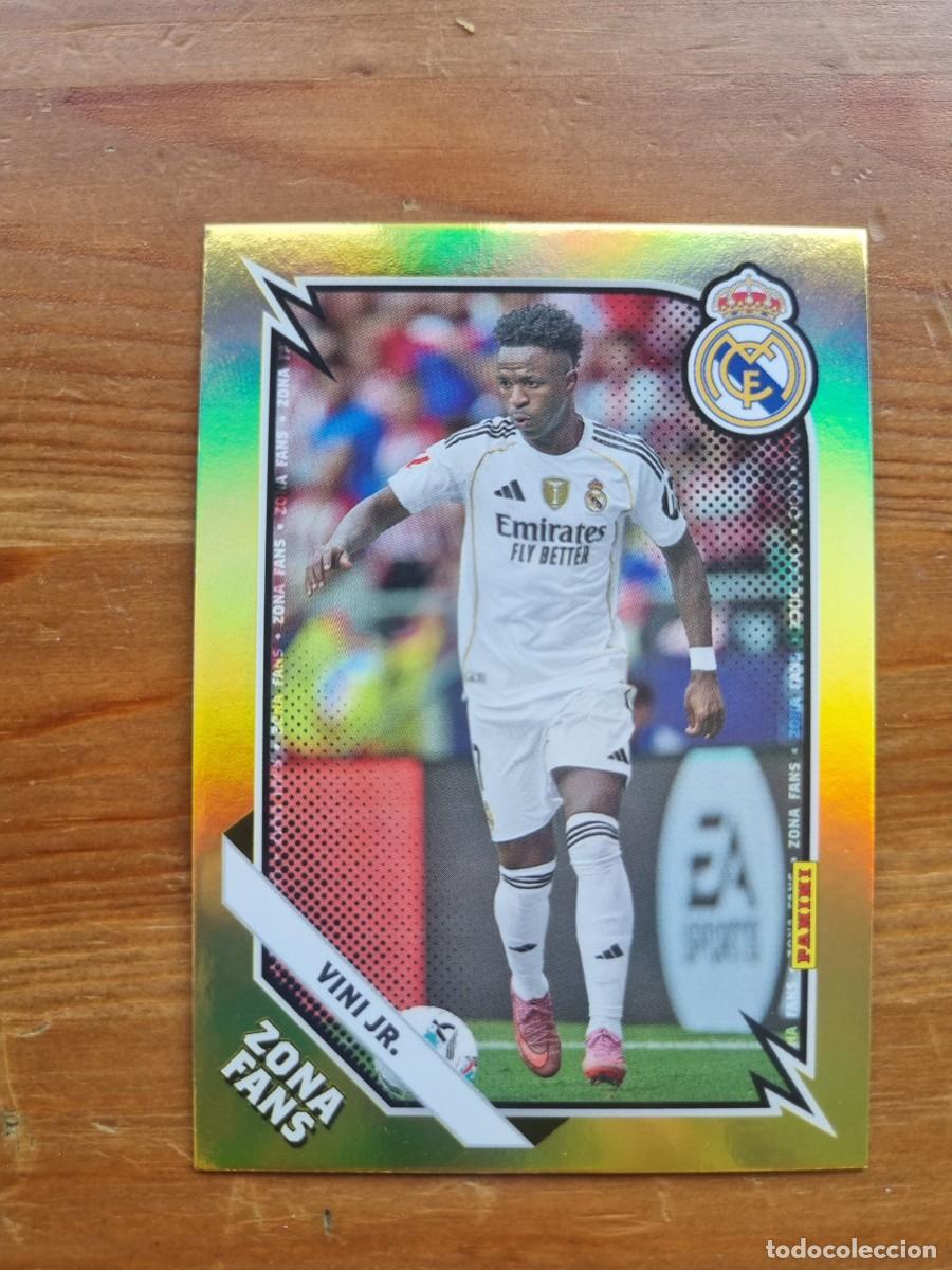 Cromos de f&uacute;tbol: KO 44 VINI JR. (Zona Fans) KROMIX. Panini Club Real Madrid 2025 2026 25 26. NUEVO