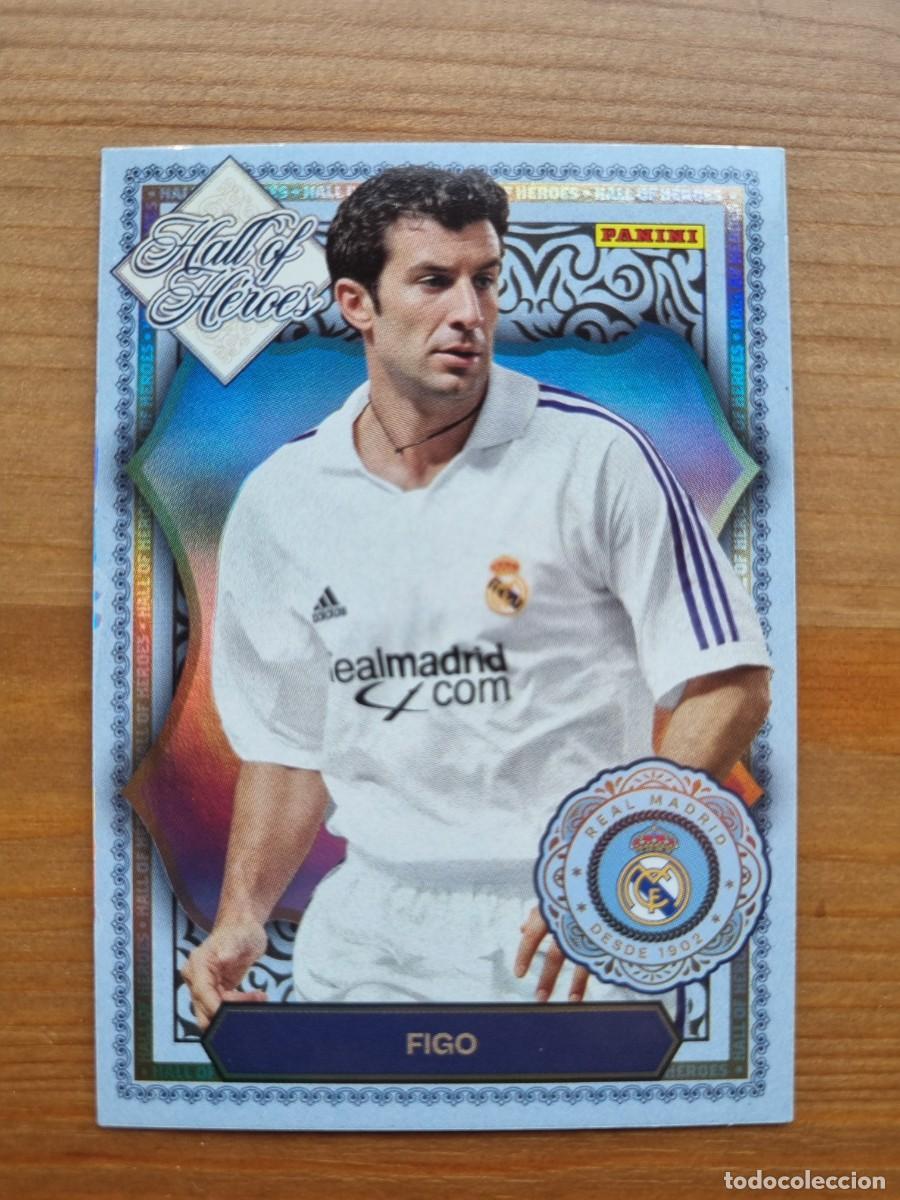 Cromos de f&uacute;tbol: HH4 FIGO (Hall of Heroes). Panini Club Real Madrid 2025 2026 25 26. NUEVO