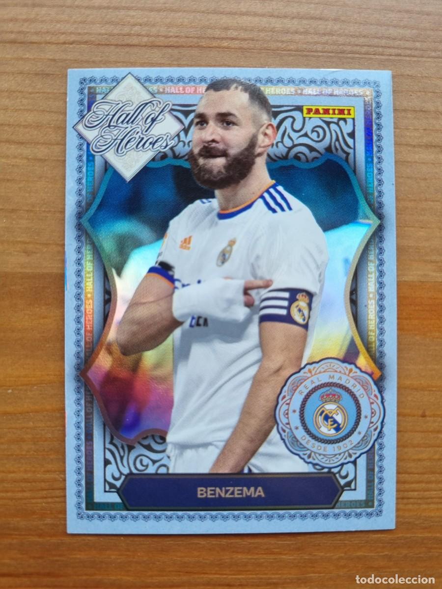 Cromos de f&uacute;tbol: HH9 BENZEMA (Hall of Heroes). Panini Club Real Madrid 2025 2026 25 26. NUEVO