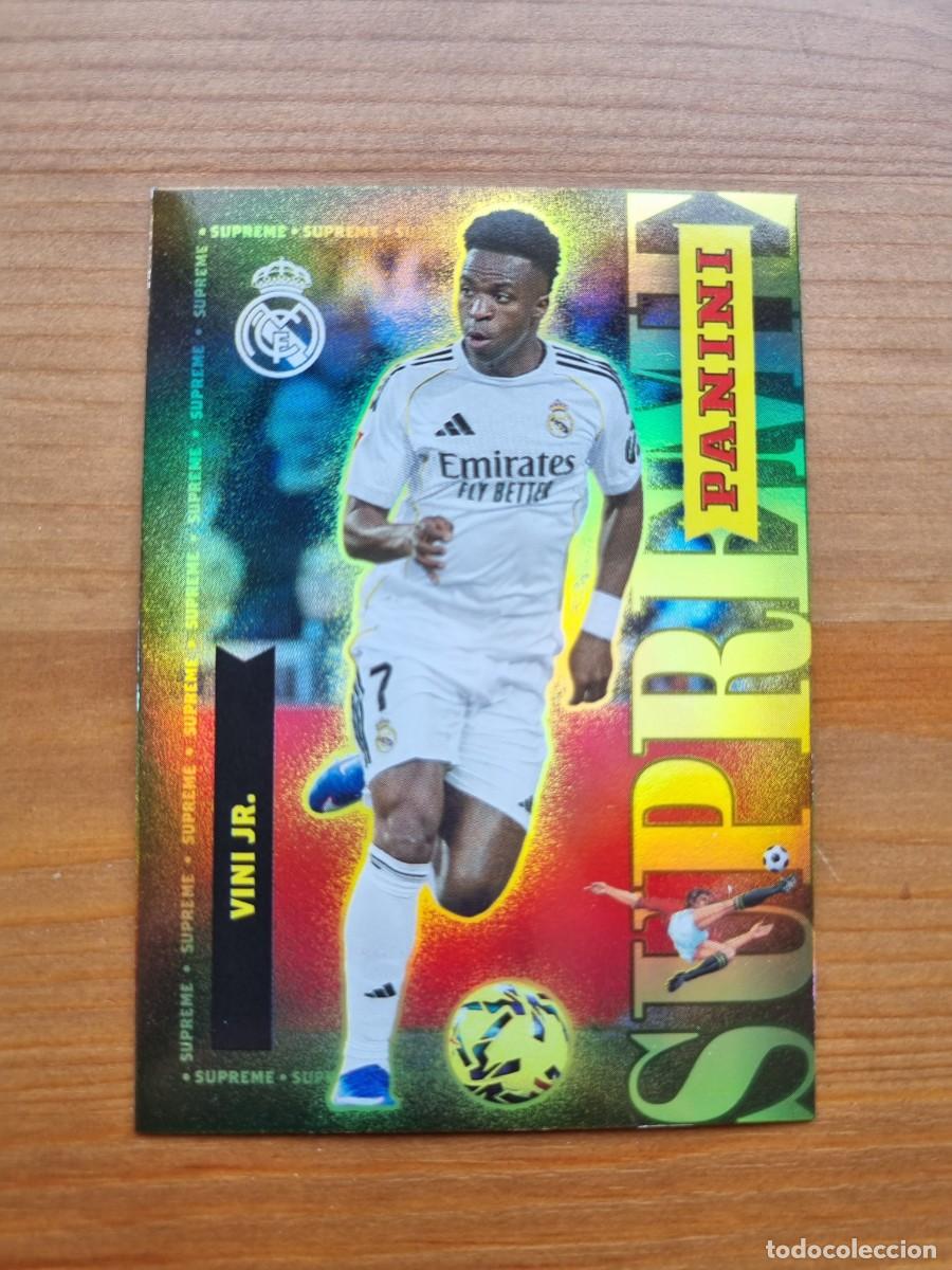 Cromos de f&uacute;tbol: S2 VINI JR. (Supreme) VINICIUS. Panini Club Real Madrid 2025 2026 25 26. NUEVO
