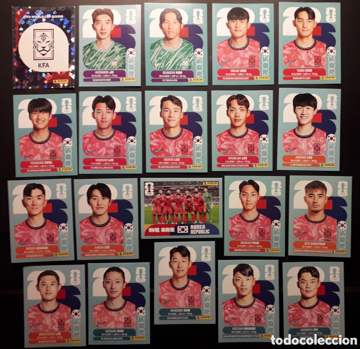 Cromos de f&uacute;tbol: 20 CROMOS COSTA DE MARFIL, EQUIPO COMPLETO MUNDIAL F&Uacute;TBOL 2026 FIFA WORLD CUP PANINI SIN PEGAR