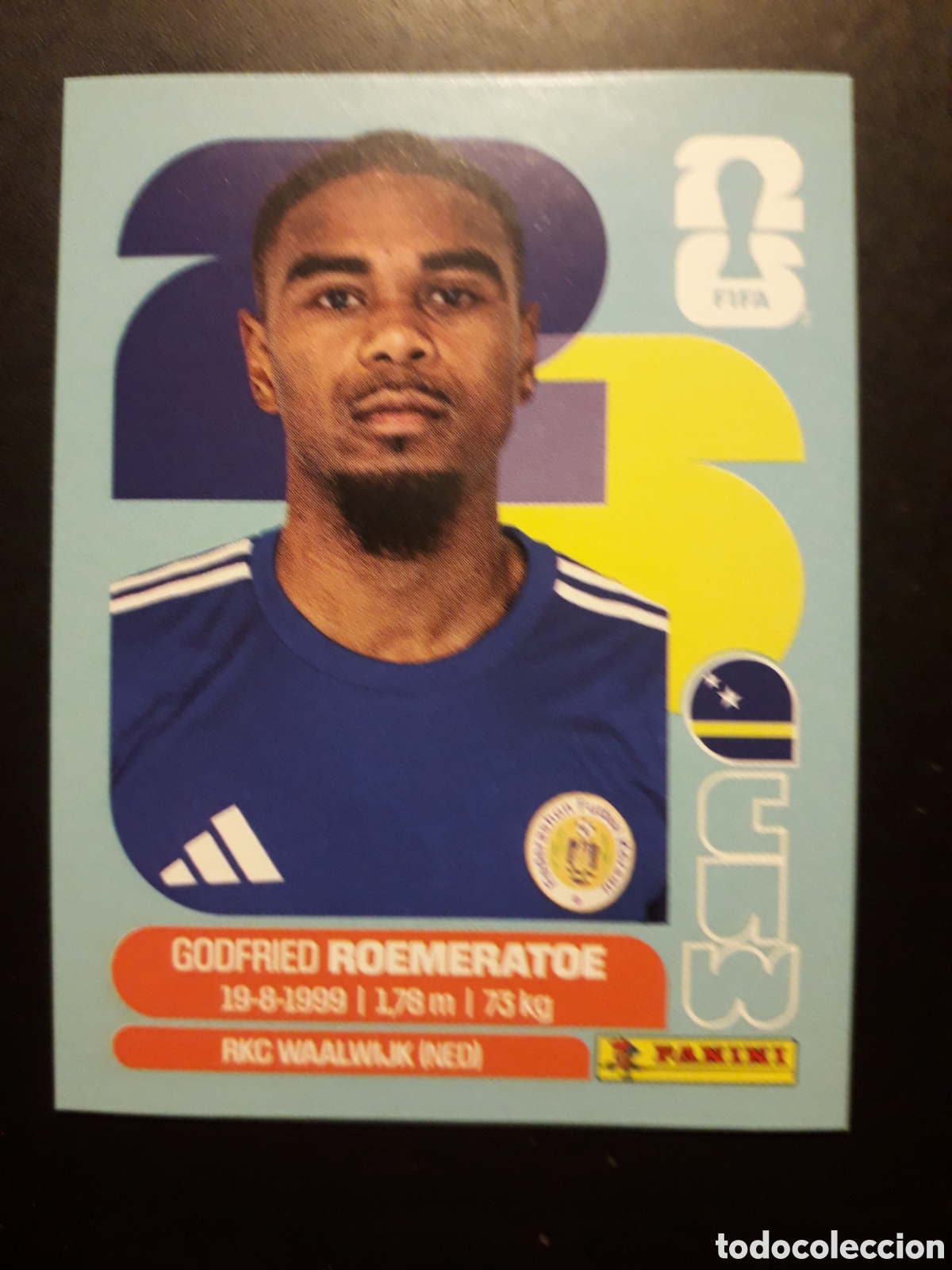 Cromos de f&uacute;tbol: ROEMERATDE CURA&Ccedil;AO CUW 10 MUNDIAL F&Uacute;TBOL 2026 FIFA WORLD CUP PANINI SIN PEGAR PEDIDO M&Iacute;NIMO 3&euro;