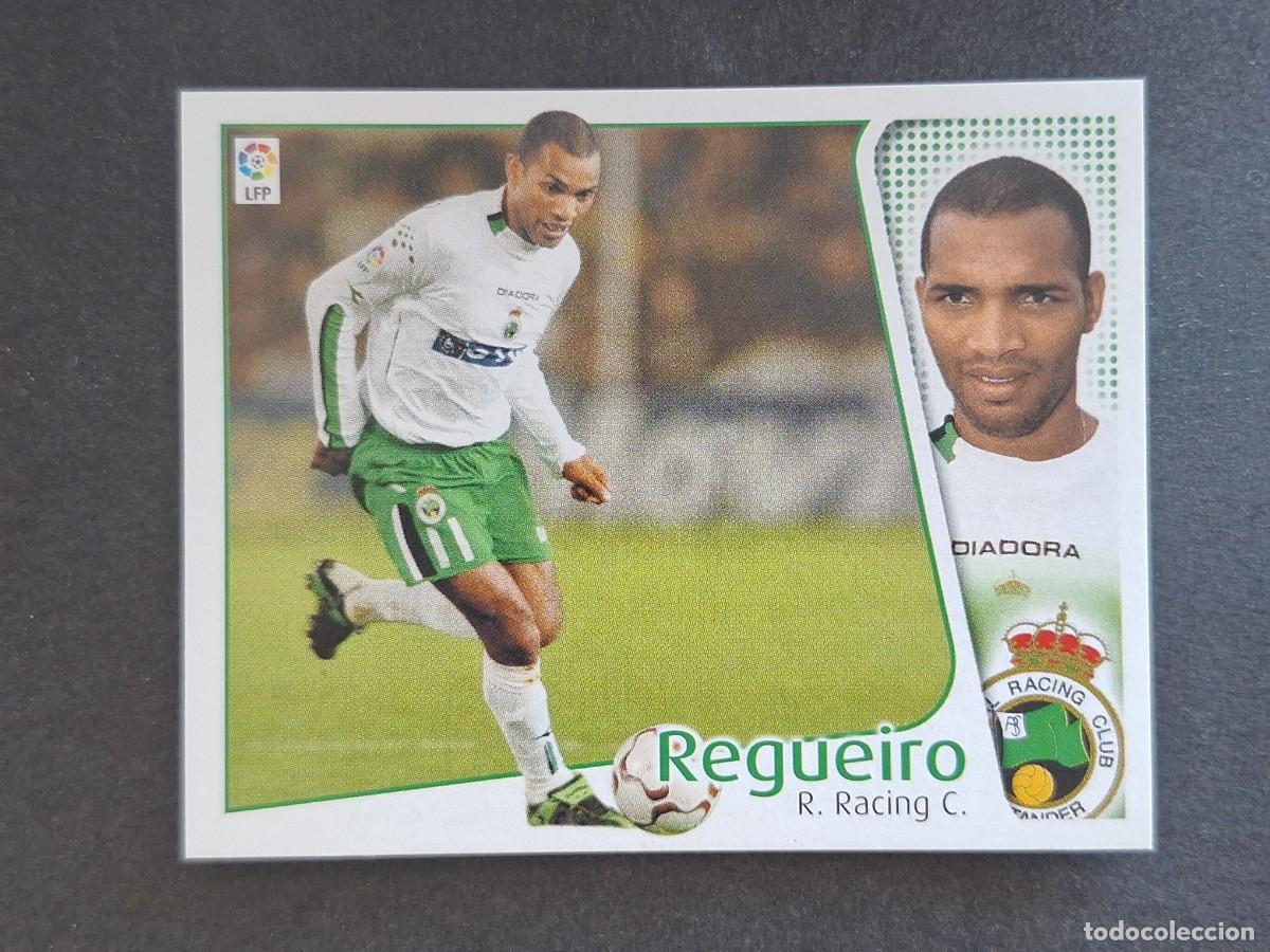 Cromos de f&uacute;tbol: L4 REGUEIRO RACING DE SANTANDER LIGA ESTE 2004 2005 04 05 NUNCA PEGADO SIN PEGAR
