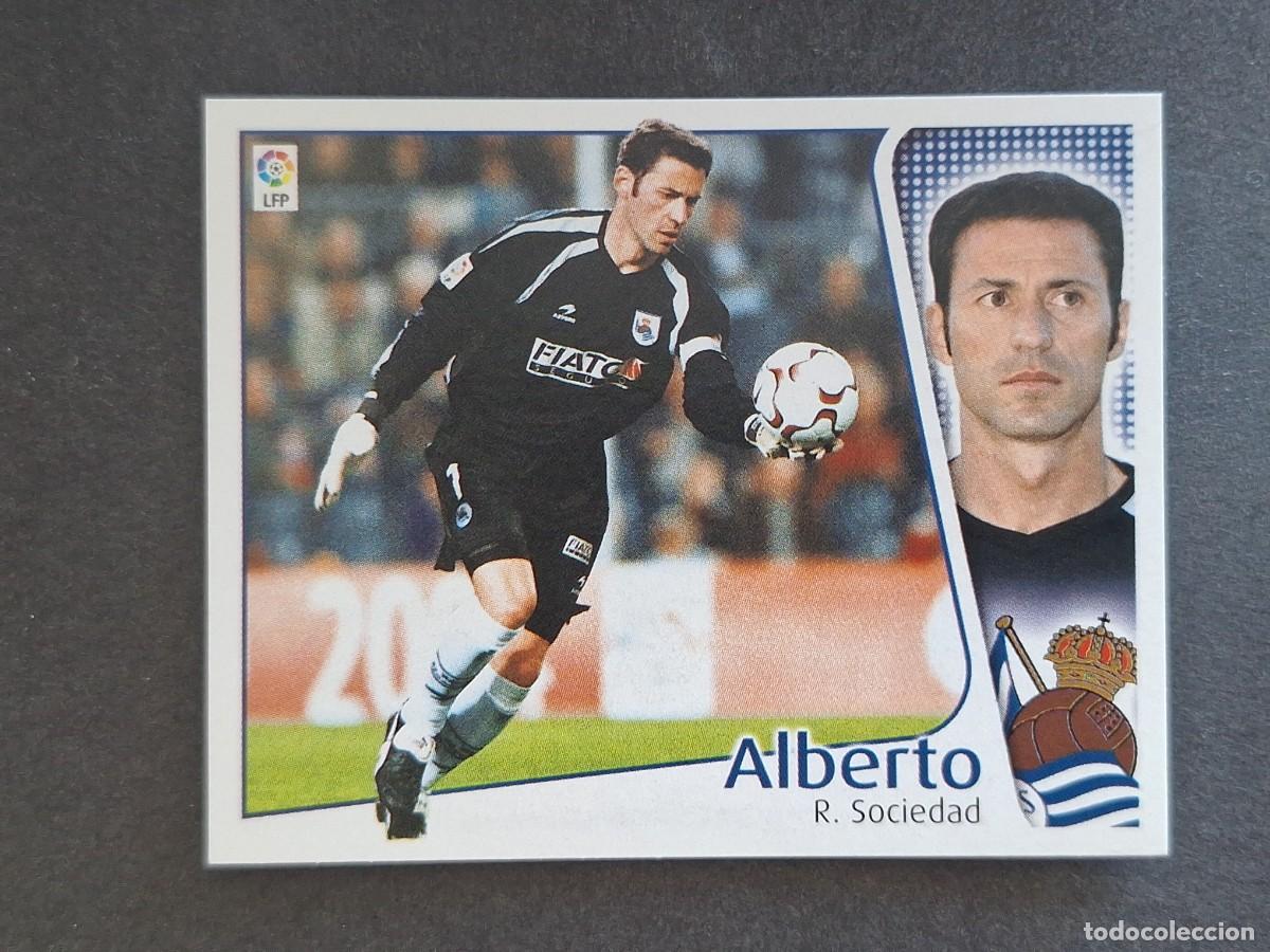 Cromos de f&uacute;tbol: L4 ALBERTO REAL SOCIEDAD LIGA ESTE 2004 2005 04 05 NUNCA PEGADO SIN PEGAR