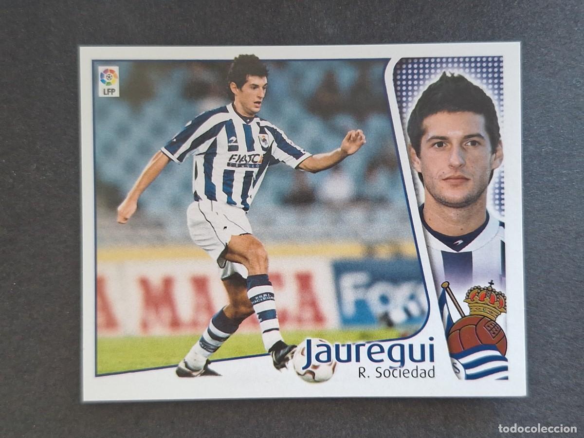 Cromos de f&uacute;tbol: L4 JAUREGUI REAL SOCIEDAD LIGA ESTE 2004 2005 04 05 NUNCA PEGADO SIN PEGAR