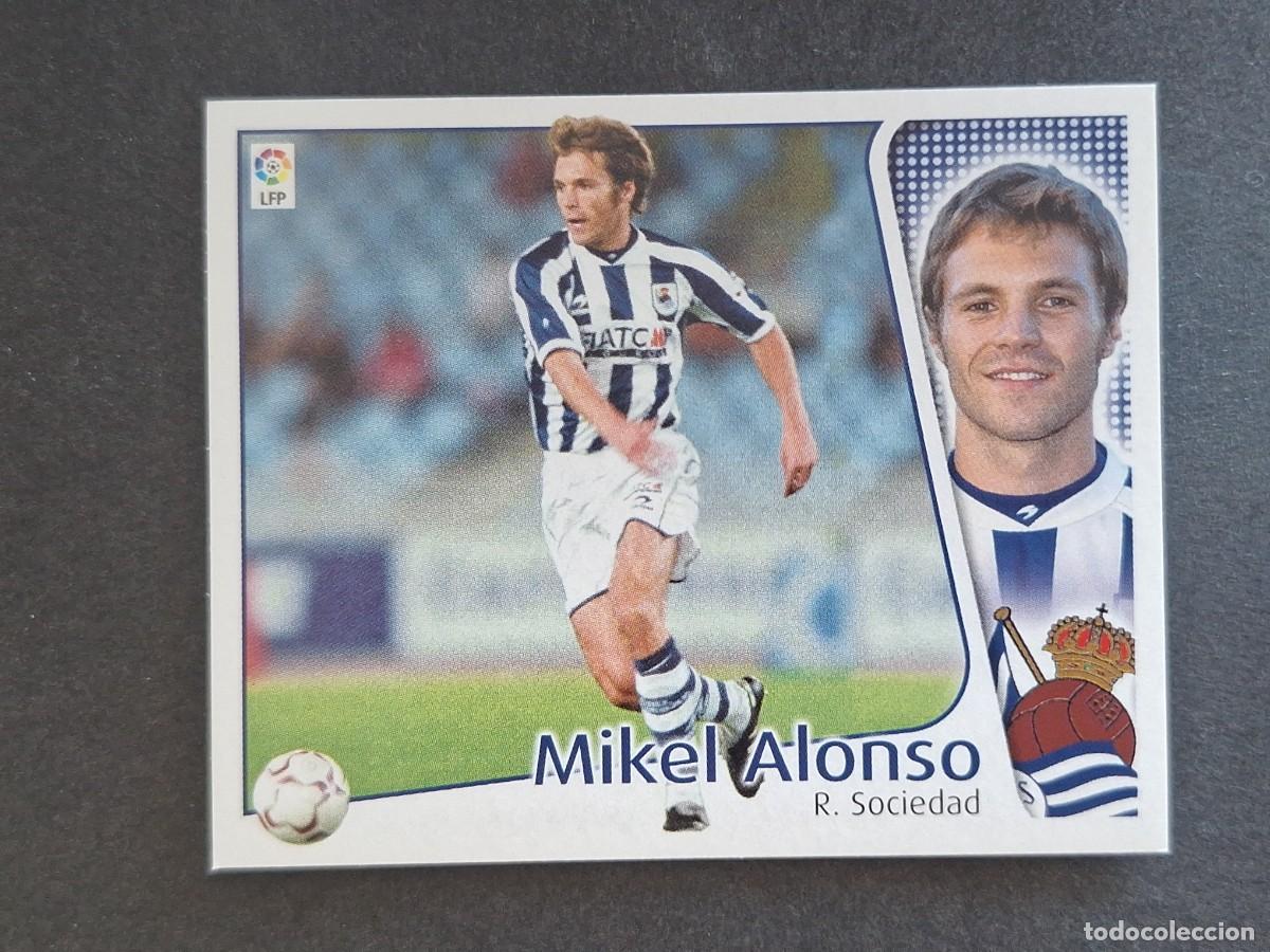 Cromos de f&uacute;tbol: L4 MIKEL ALONSO REAL SOCIEDAD LIGA ESTE 2004 2005 04 05 NUNCA PEGADO SIN PEGAR