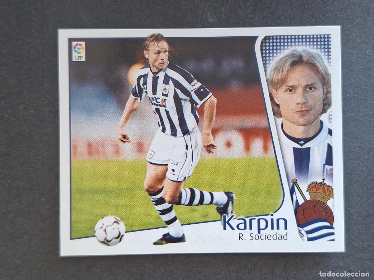 Cromos de f&uacute;tbol: L4 KARPIN REAL SOCIEDAD LIGA ESTE 2004 2005 04 05 NUNCA PEGADO SIN PEGAR