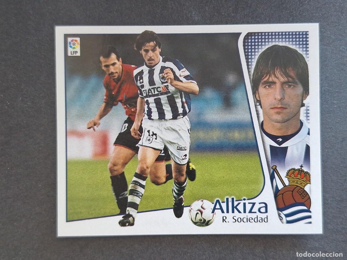 Cromos de f&uacute;tbol: L4 ALKIZA REAL SOCIEDAD LIGA ESTE 2004 2005 04 05 NUNCA PEGADO SIN PEGAR
