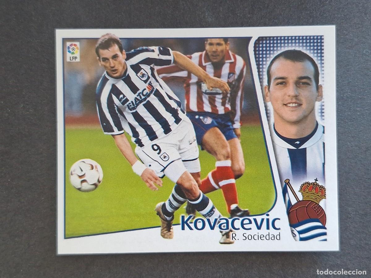 Cromos de f&uacute;tbol: L4 KOVACEVIC REAL SOCIEDAD LIGA ESTE 2004 2005 04 05 NUNCA PEGADO SIN PEGAR