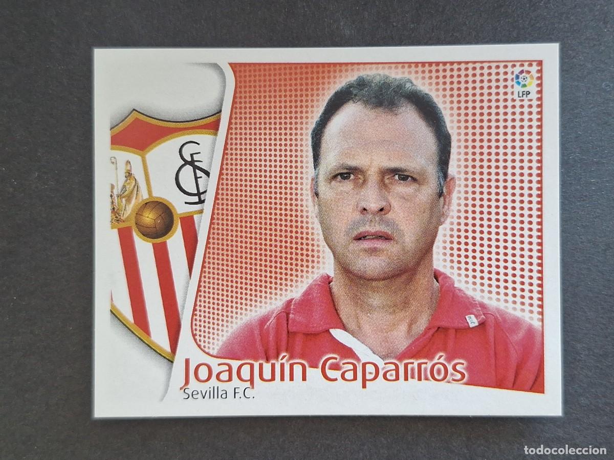 Cromos de f&uacute;tbol: L4 JOAQUIN CAPARROS ENTRENADOR SEVILLA F. C. LIGA ESTE 2004 2005 04 05 NUNCA PEGADO SIN PEGAR