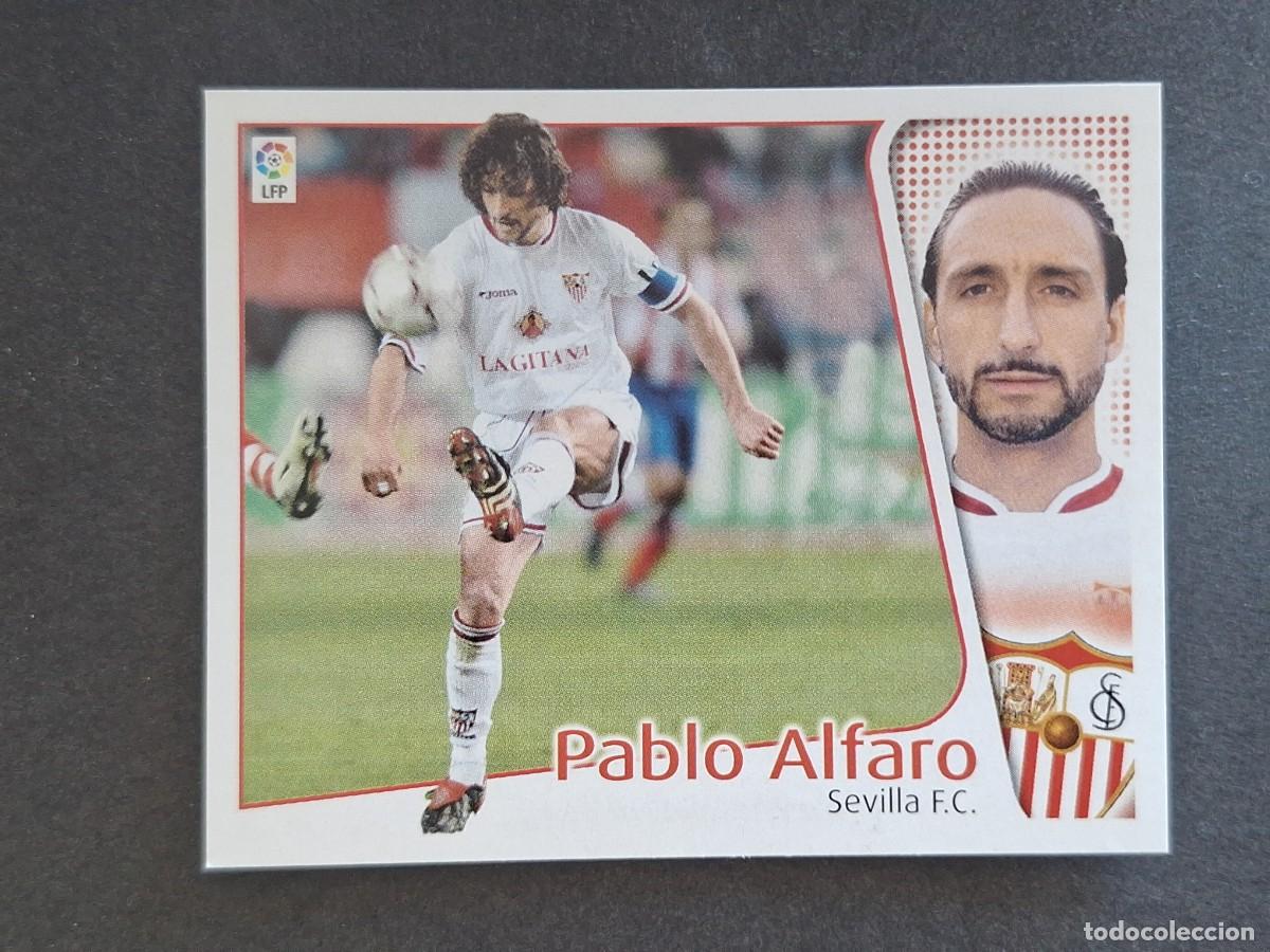 Cromos de f&uacute;tbol: L4 PABLO ALFARO SEVILLA F. C. LIGA ESTE 2004 2005 04 05 NUNCA PEGADO SIN PEGAR