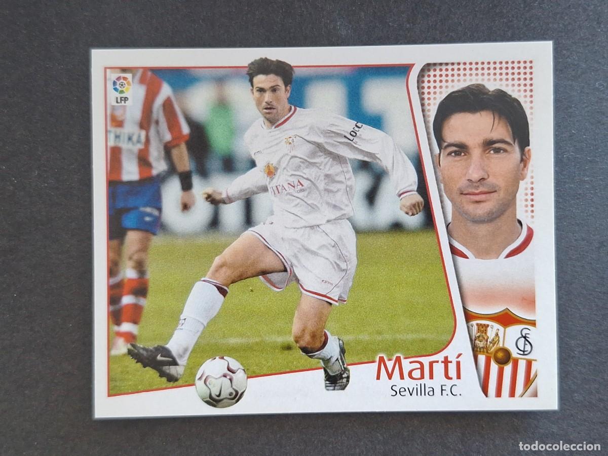 Cromos de f&uacute;tbol: L4 MARTI SEVILLA F. C. LIGA ESTE 2004 2005 04 05 NUNCA PEGADO SIN PEGAR