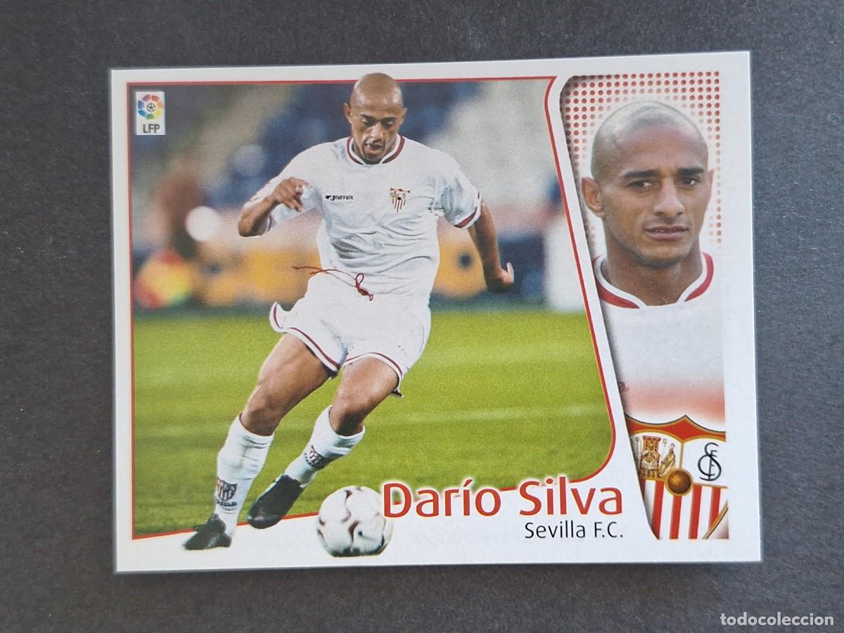 Cromos de f&uacute;tbol: L4 DARIO SILVA SEVILLA F. C. LIGA ESTE 2004 2005 04 05 NUNCA PEGADO SIN PEGAR