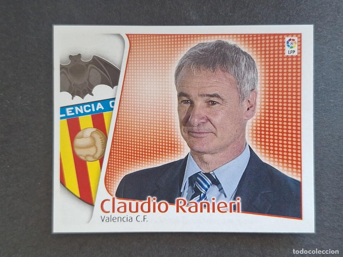 Fu&szlig;ball-Sticker: L4 CLAUDIO RANIERI ENTRENADOR VALENCIA C. F. LIGA ESTE 2004 2005 04 05 NUNCA PEGADO SIN PEGAR