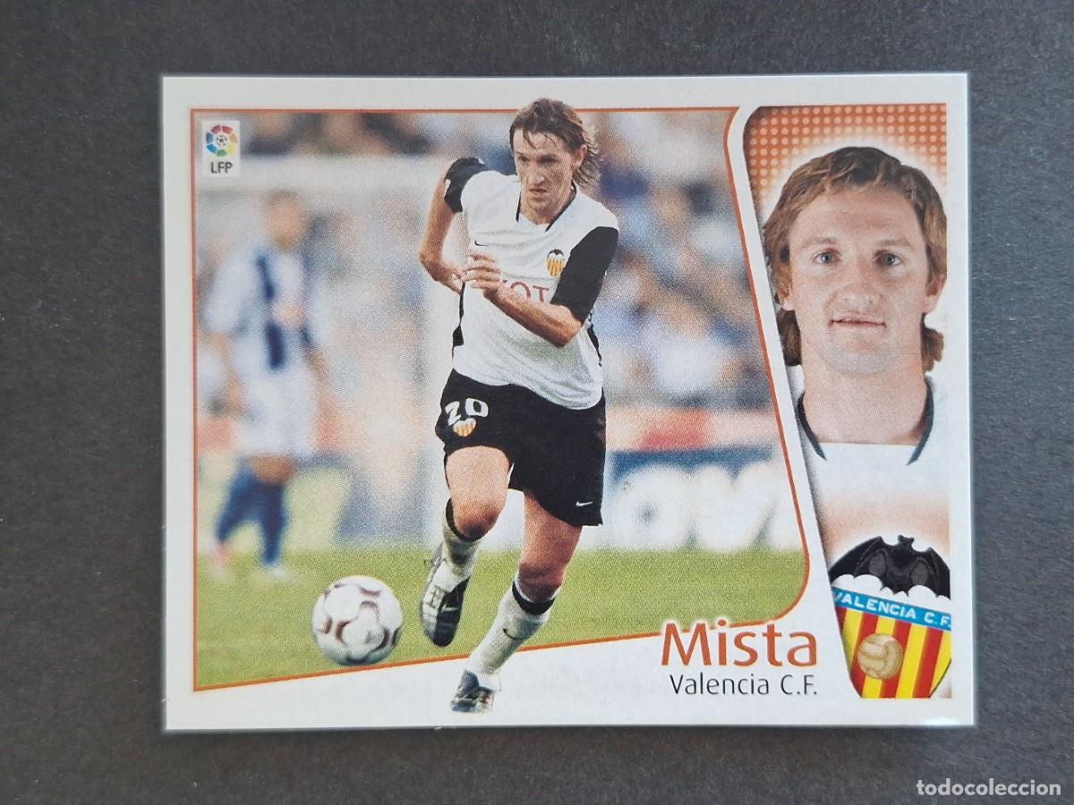 Cromos de f&uacute;tbol: L4 MISTA VALENCIA C. F. LIGA ESTE 2004 2005 04 05 NUNCA PEGADO SIN PEGAR
