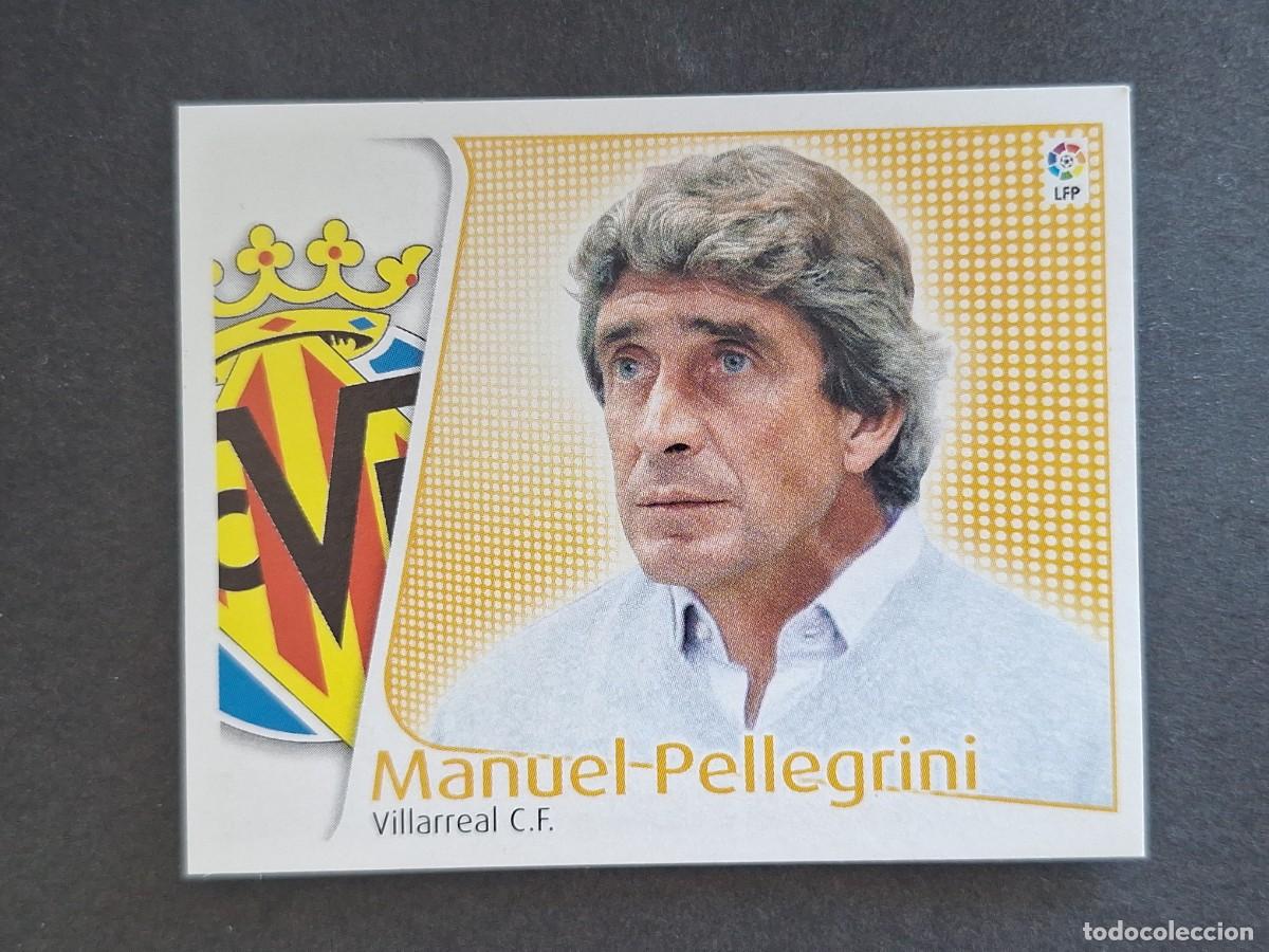 Cromos de f&uacute;tbol: L4 MANUEL PELLEGRINI ENTRENADOR VILLARREAL C. F. LIGA ESTE 2004 2005 04 05 NUNCA PEGADO SIN PEGAR