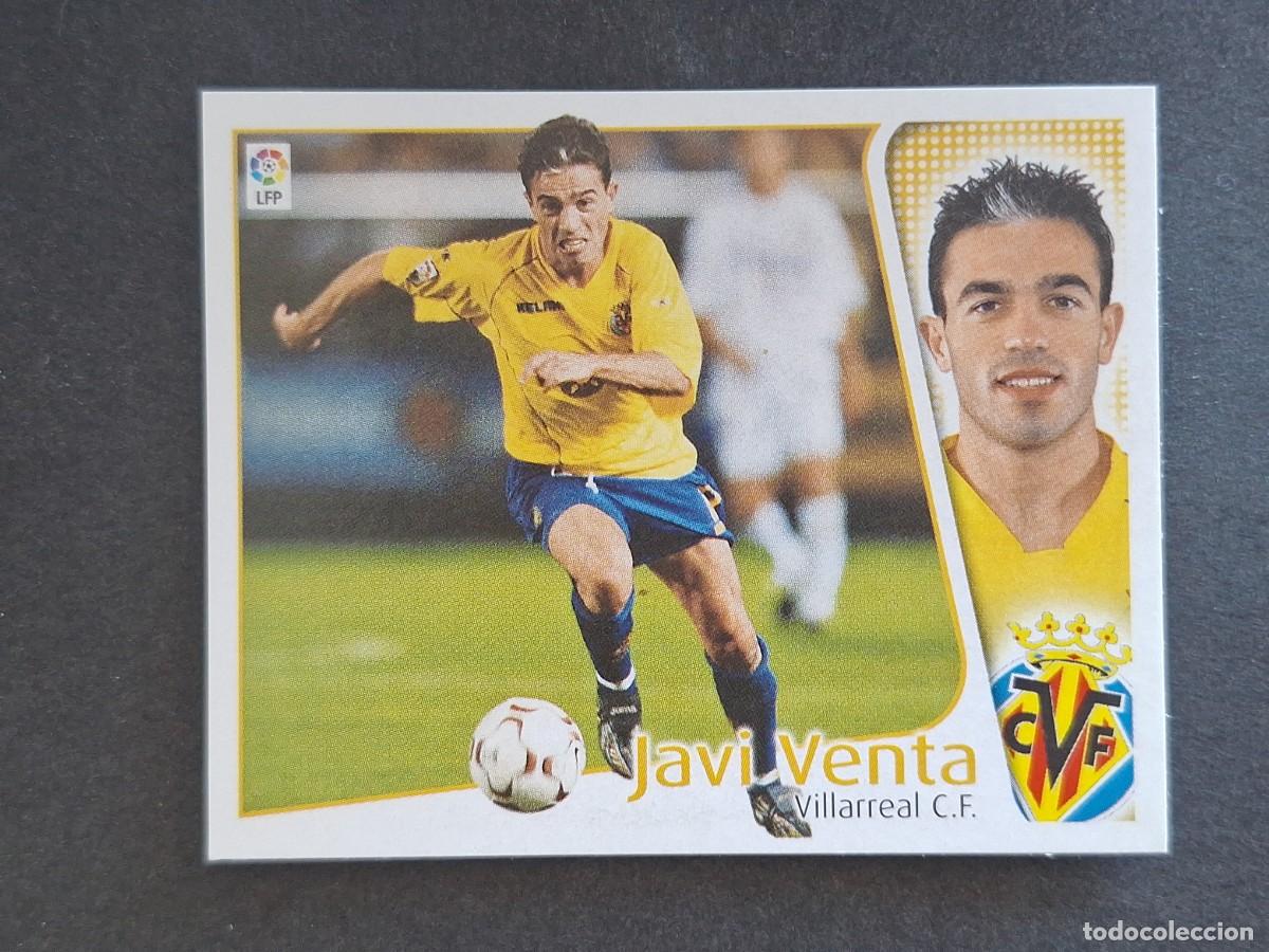 Cromos de f&uacute;tbol: L4 JAVI VENTA VILLARREAL C. F. LIGA ESTE 2004 2005 04 05 NUNCA PEGADO SIN PEGAR