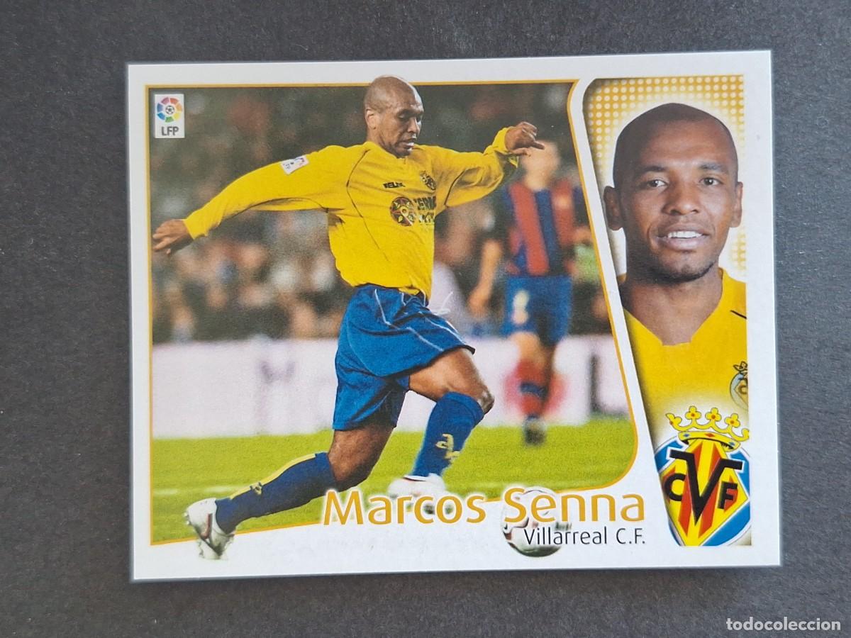 Cromos de f&uacute;tbol: L4 MARCO SENNA VILLARREAL C. F. LIGA ESTE 2004 2005 04 05 NUNCA PEGADO SIN PEGAR