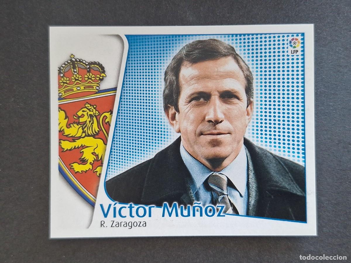 Cromos de f&uacute;tbol: L4 VICTOR MU&Ntilde;OZ ENTRENADOR REAL ZARAGOZA LIGA ESTE 2004 2005 04 05 NUNCA PEGADO SIN PEGAR