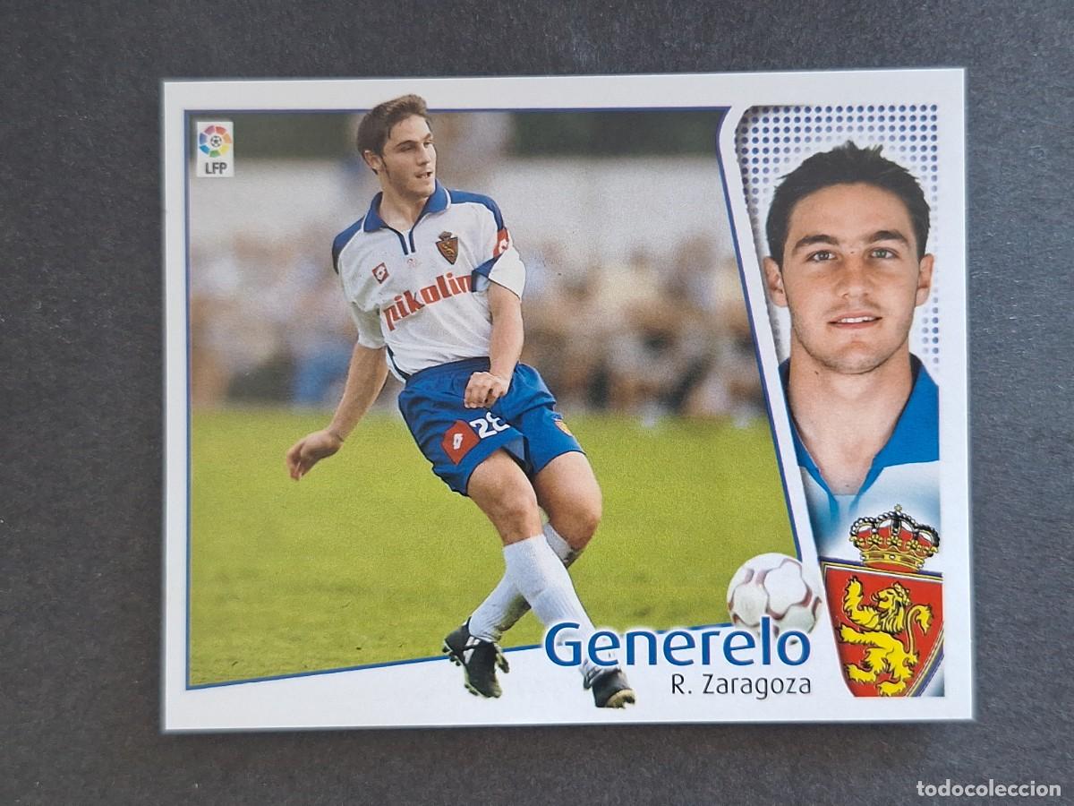 Cromos de f&uacute;tbol: L4 GENERELO REAL ZARAGOZA LIGA ESTE 2004 2005 04 05 NUNCA PEGADO SIN PEGAR