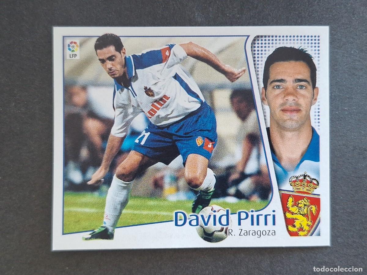 Cromos de f&uacute;tbol: L4 DAVID PIRRI REAL ZARAGOZA LIGA ESTE 2004 2005 04 05 NUNCA PEGADO SIN PEGAR