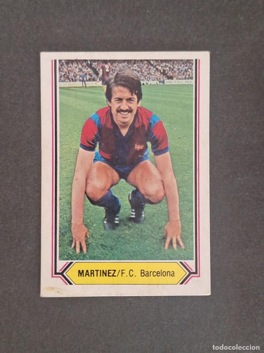 Cromos de f&uacute;tbol: LBRM1 MARTINEZ F. C. BARCELONA LIGA ESTE 1980 1981 80 81 NUNCA PEGADO SIN PEGAR