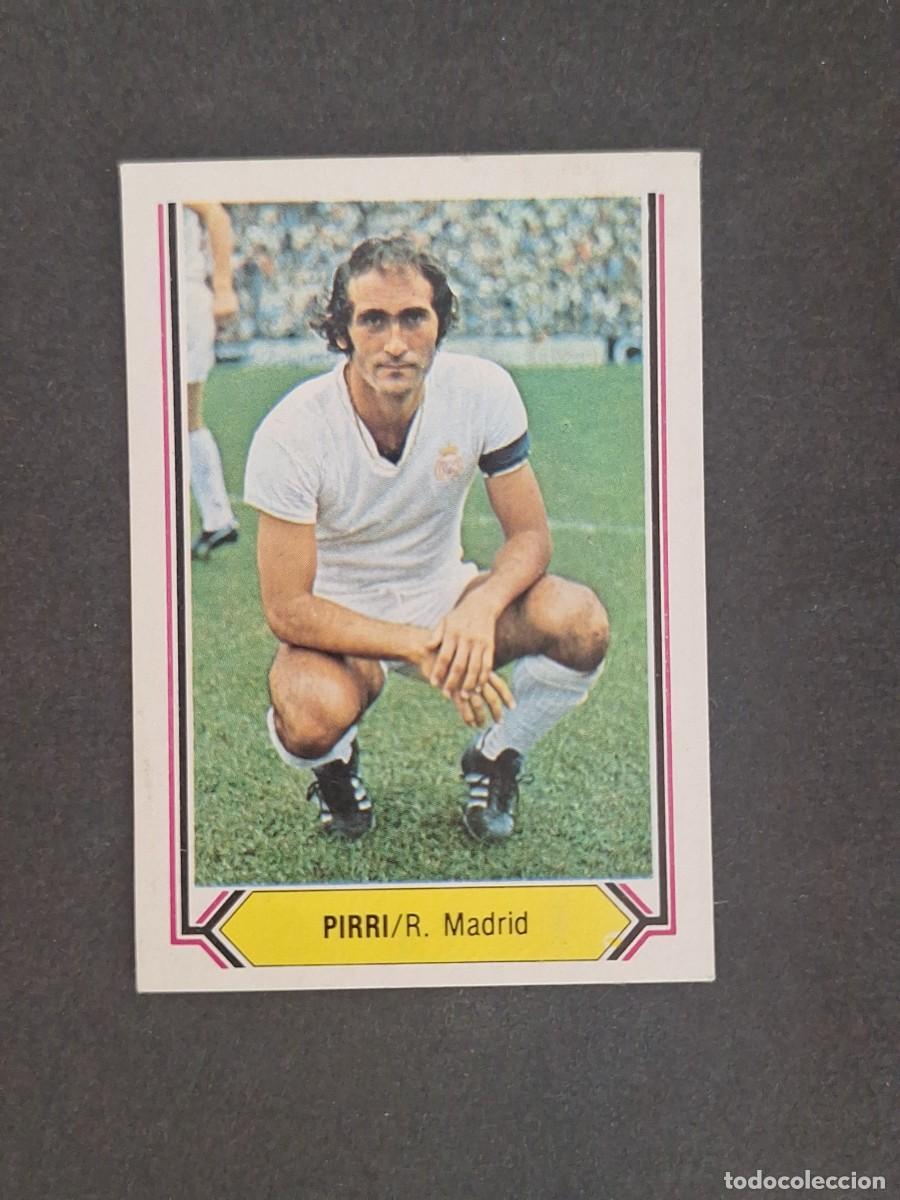 Cromos de f&uacute;tbol: LBRM1 PIRRI REAL MADRID LIGA ESTE 1980 1981 80 81 NUNCA PEGADO SIN PEGAR